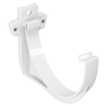 Кронштейн желоба FINEBER лобовой ПВХ 120 мм белый