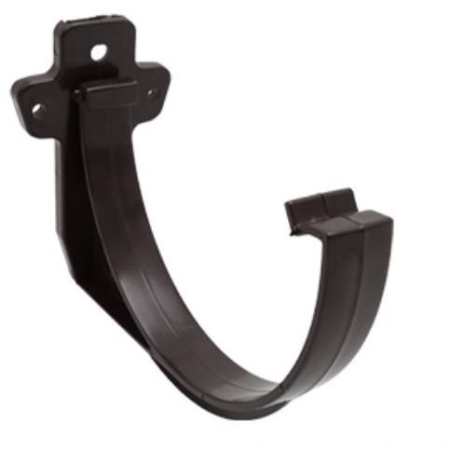 Кронштейн желоба лобовой  120 мм коричневый FINEBER