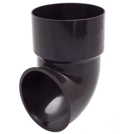 колено сливное FINEBER D80 коричневое